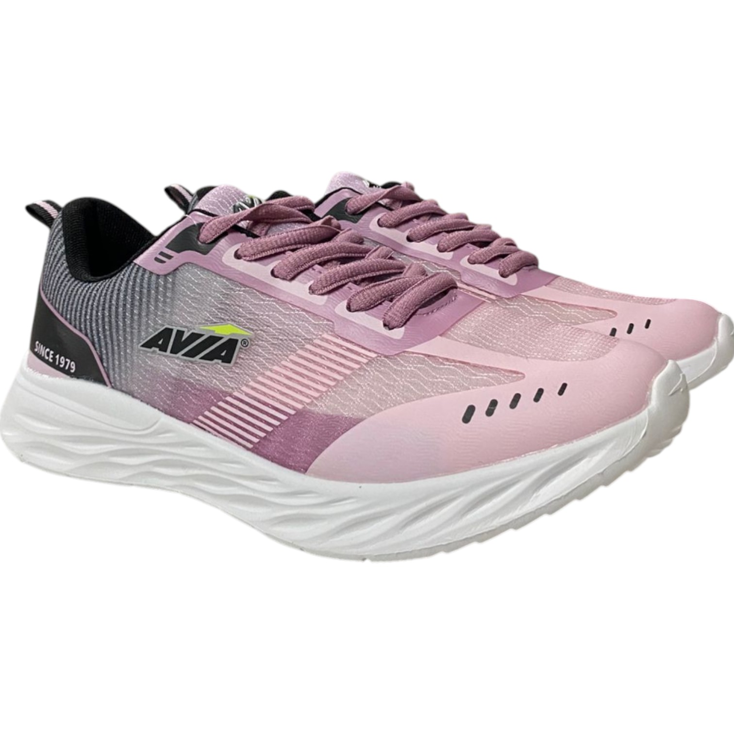 Zapatillas Mujer Running Rubellite Plum Black Avia
