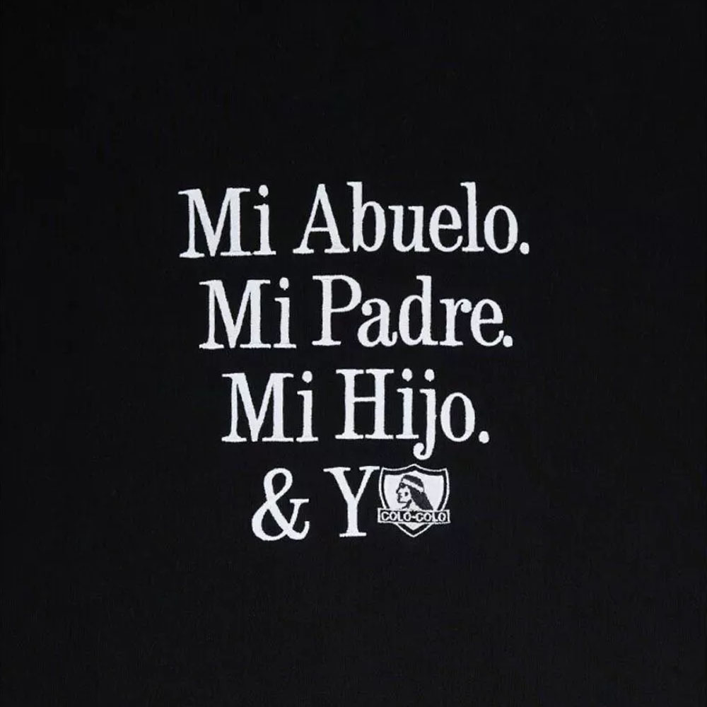 Poleron De Hombre Colo Colo Mi Abuelo Mi Padre Mi hijo y..