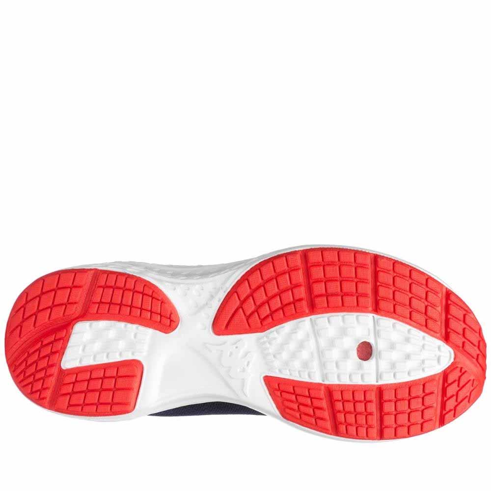 Zapatilla Urbana Niño Kappa Glinch Logo Azul Rojo Turquesa