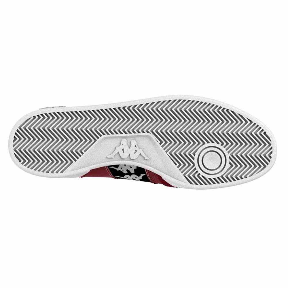 Zapatilla Urbana Hombre Kappa 222 Banda Barnel Rojo Negro Blanco