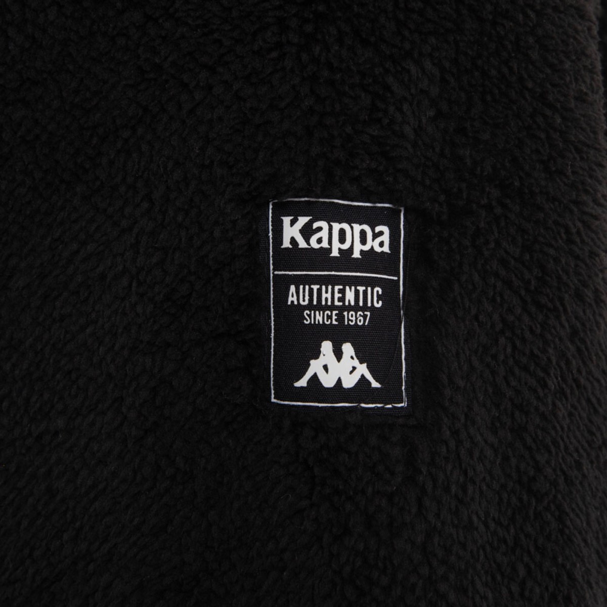 Polar De Mujer Kappa Full Zipper Negro