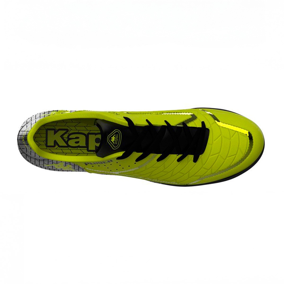 Zapatilla Fútbol Niño Kombat Player Turf Amarilla Neón