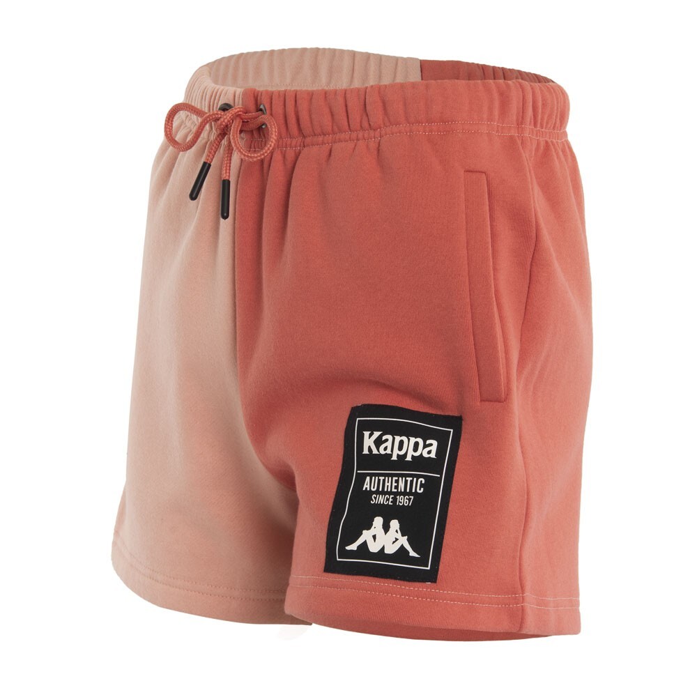 Short Women Split Orange Coral