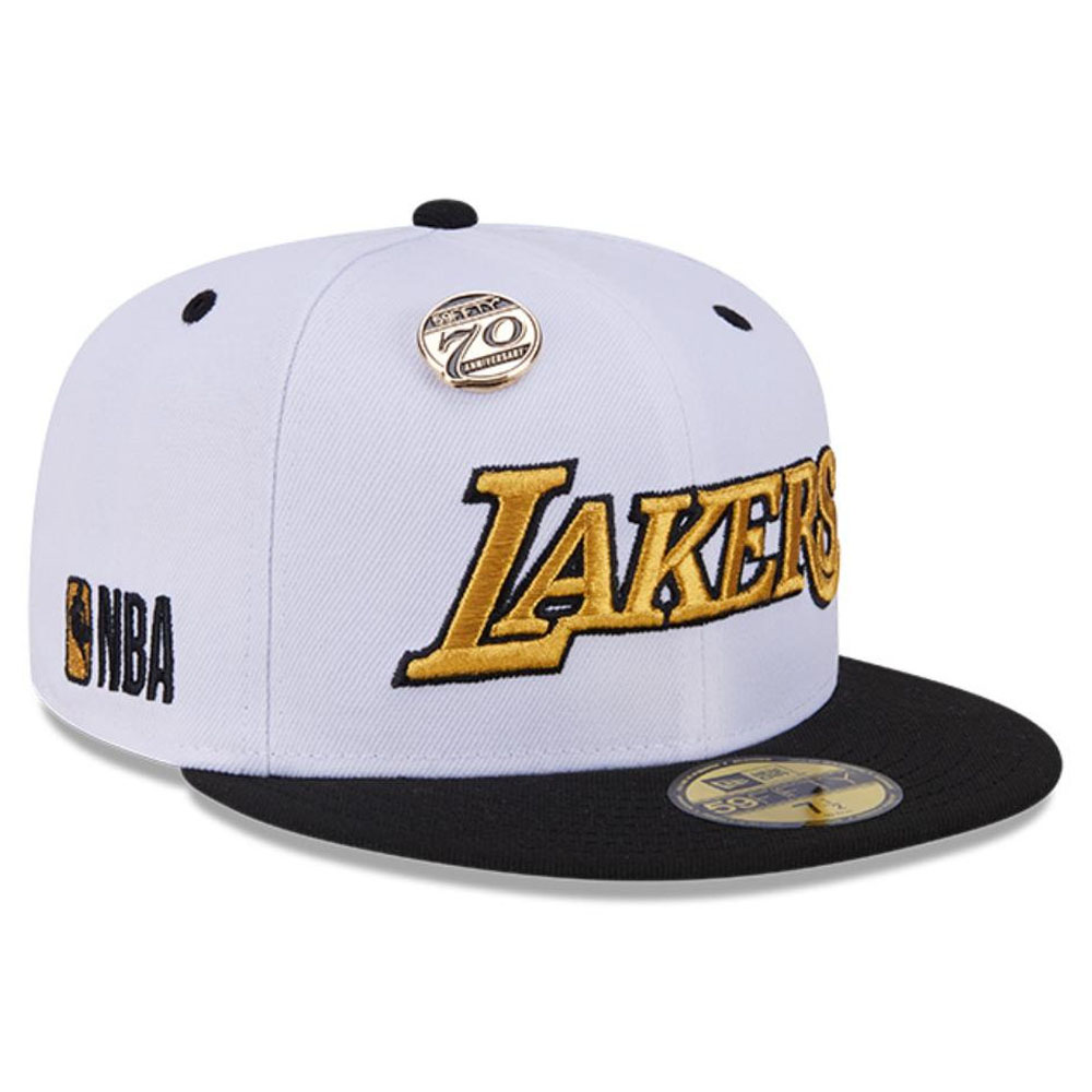 Gorra 59fifty Los Angeles Lakers NBA 59Fifty Day Blanco