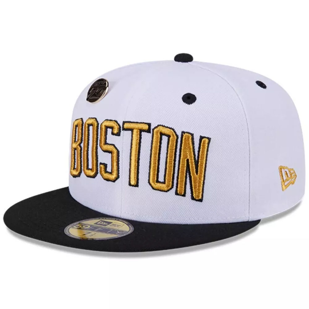 Gorro New Era 59fifty NBA Boston Celtics 59fifty Day Blanco
