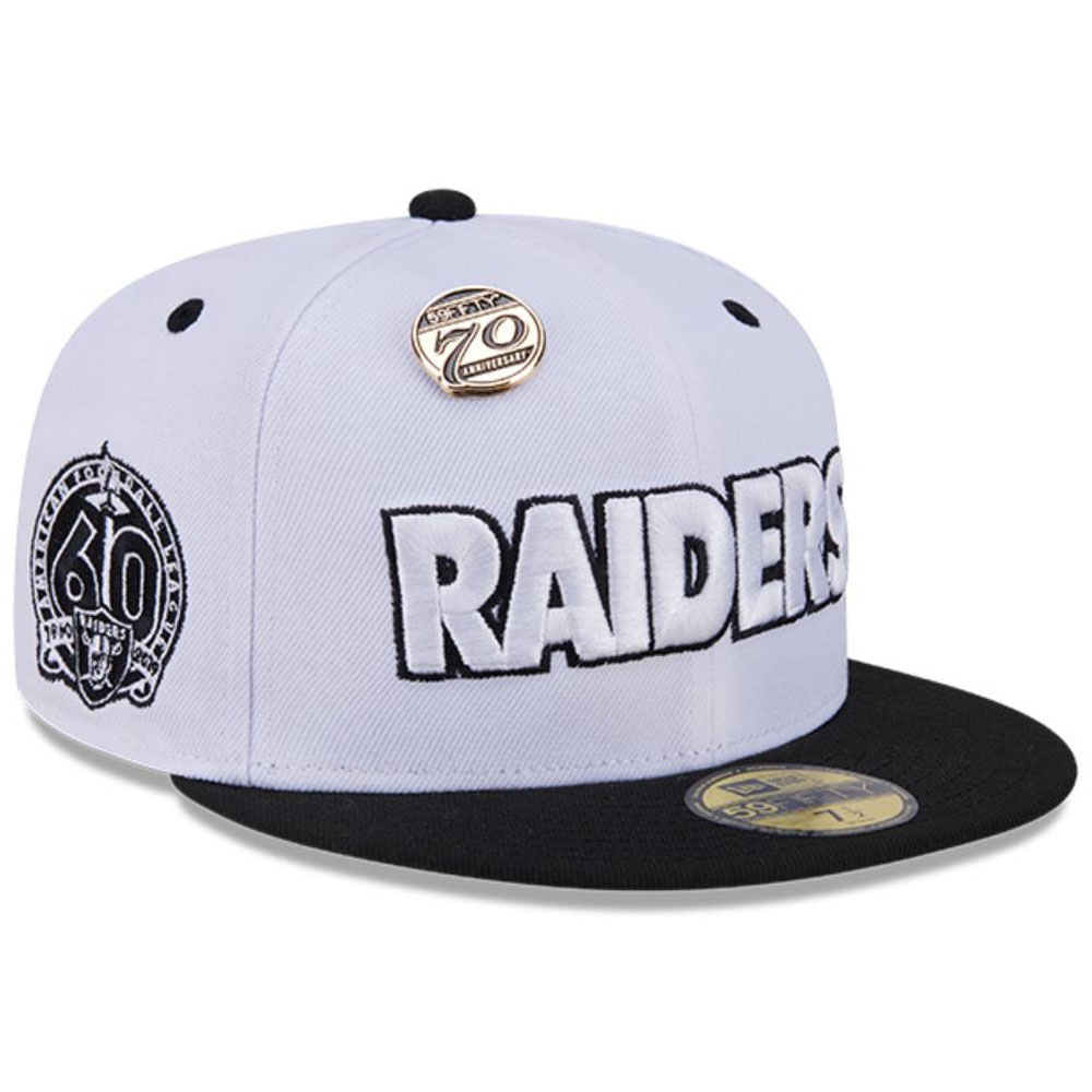 Gorra 59fifty Las Vegas Raiders NFL 59Fifty Day Blanco