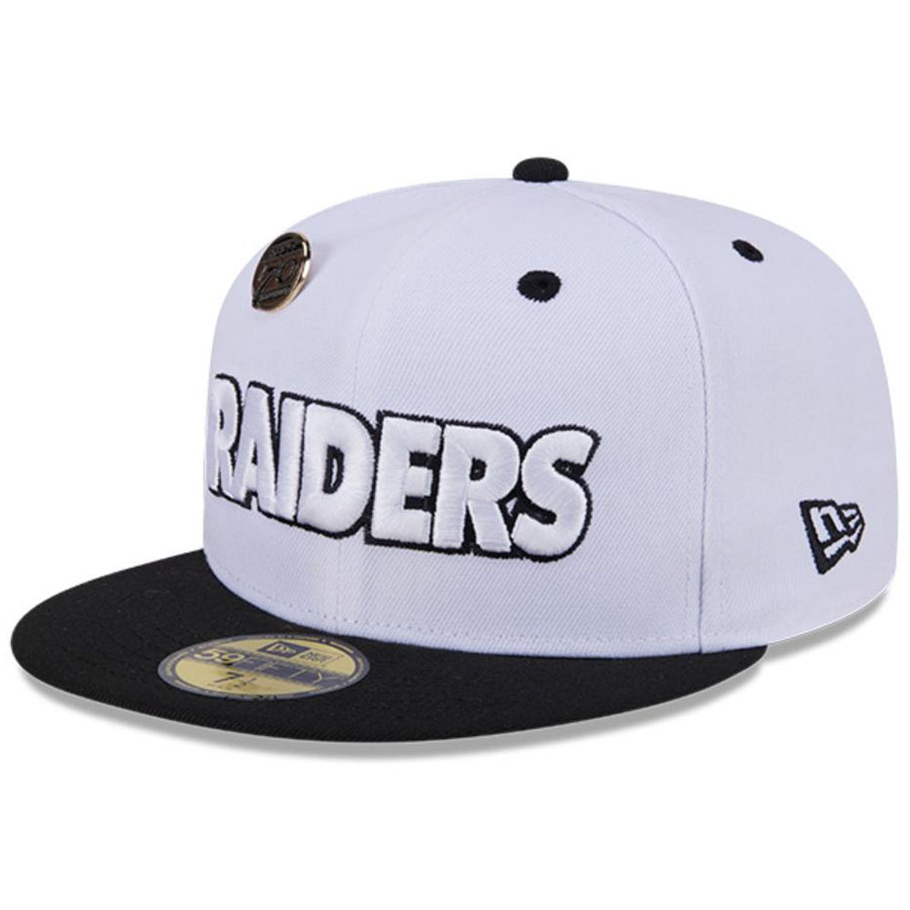 Gorra 59fifty Las Vegas Raiders NFL 59Fifty Day Blanco