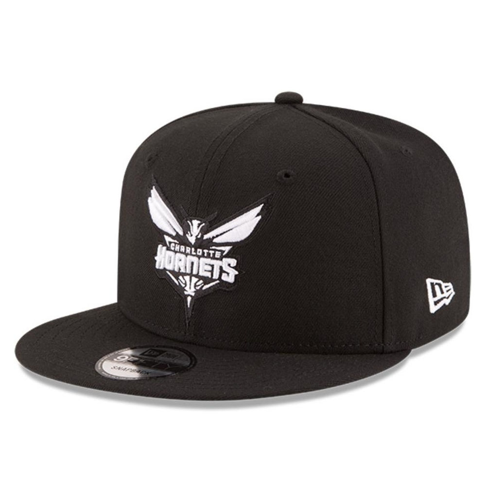 Gorra New Era 9FIFTY NBA Charlotte Hornets Black/White Dark Brown – Original