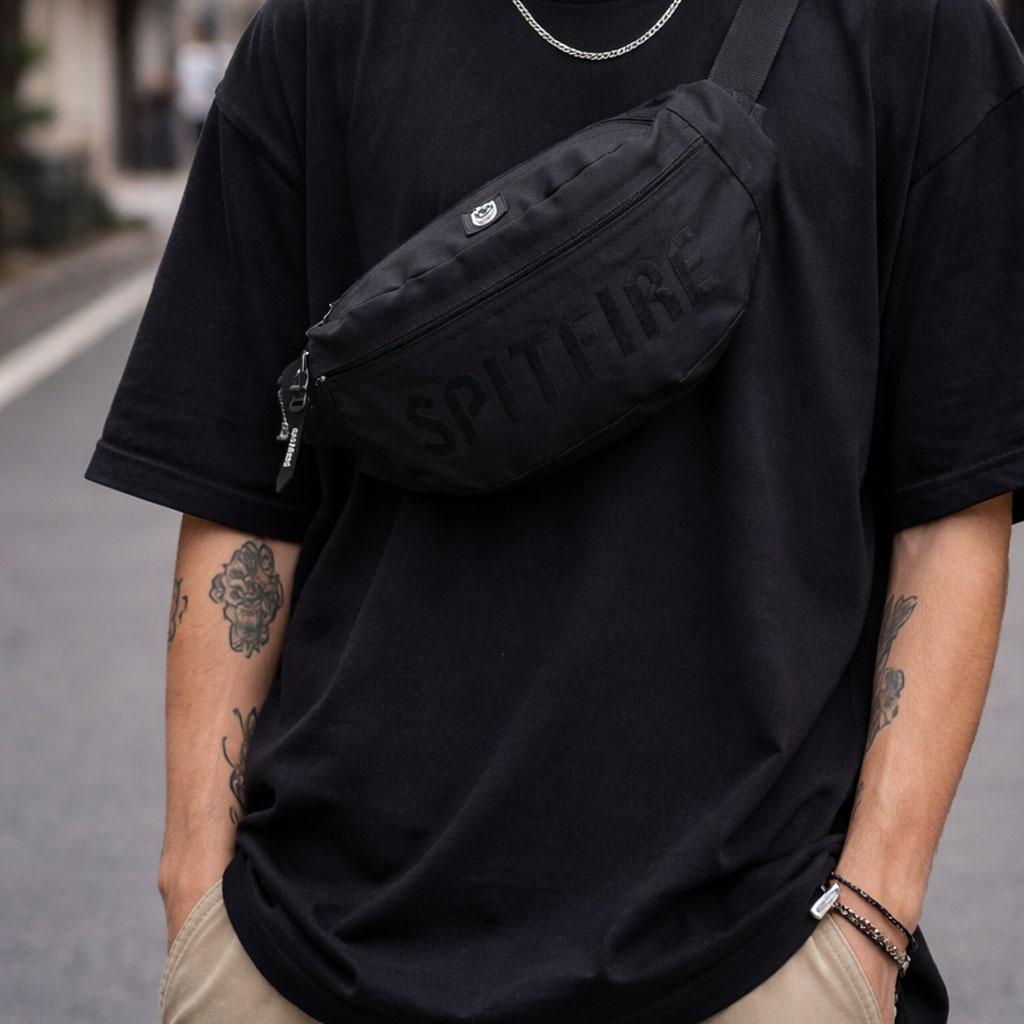 Banano Riñonera Negro 360 TS Spitfire