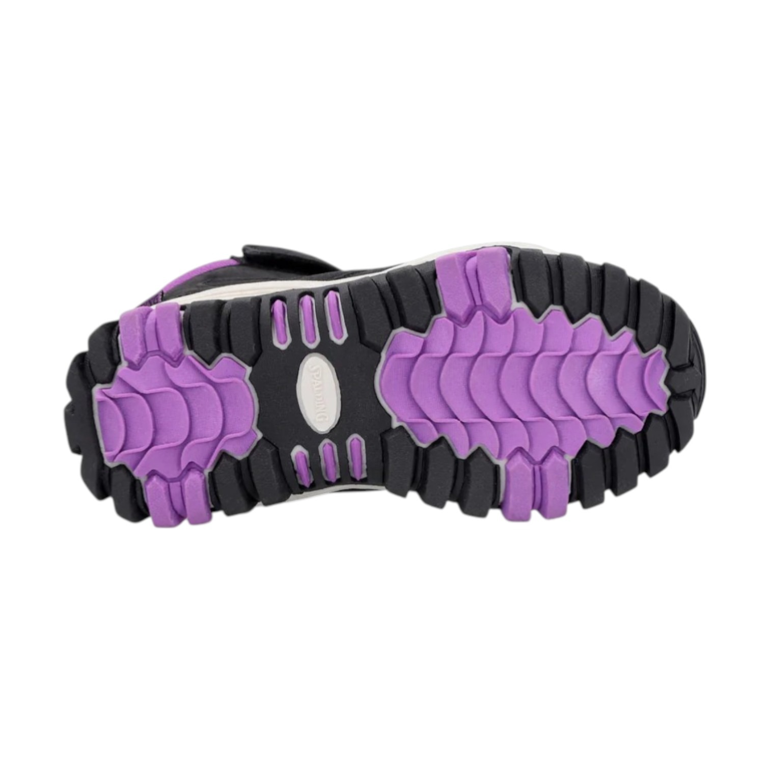 Zapatilla Outdoor Infantil Spalding Camp Negro Púrpura