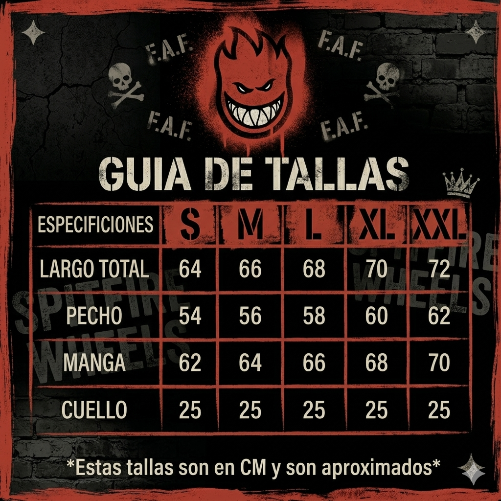 Polerón Hombre Spitfire Full Zip Negro Bighead