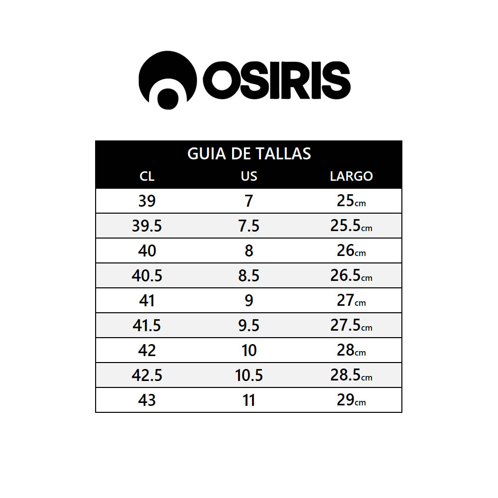 Zapatillas Hombre Osiris Baha Skate Urbano Black