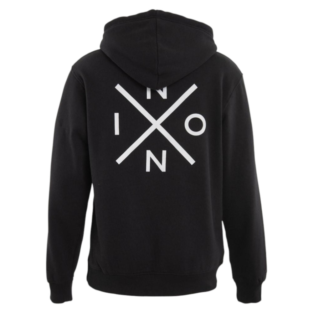 Polerón Hombre Full zipper Black White Cross