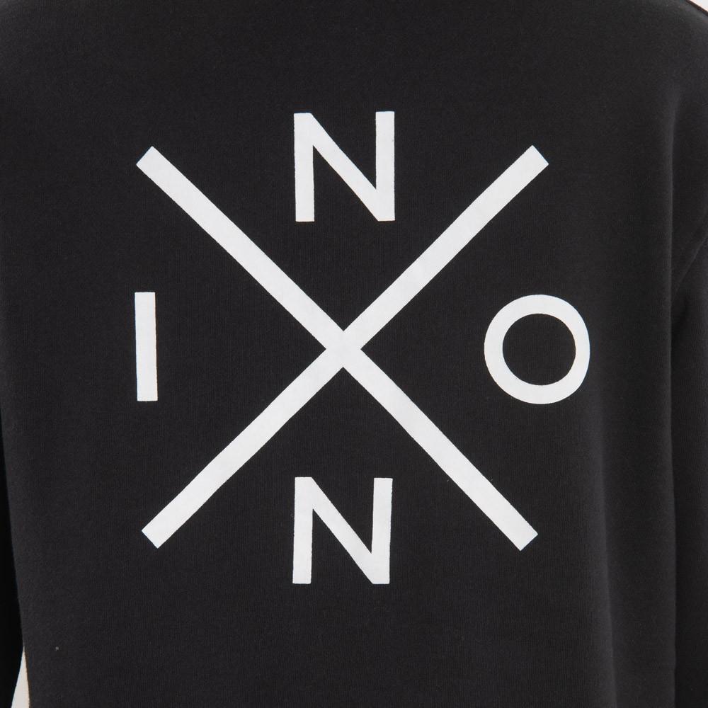 Polerón Hombre Full zipper Black White Cross