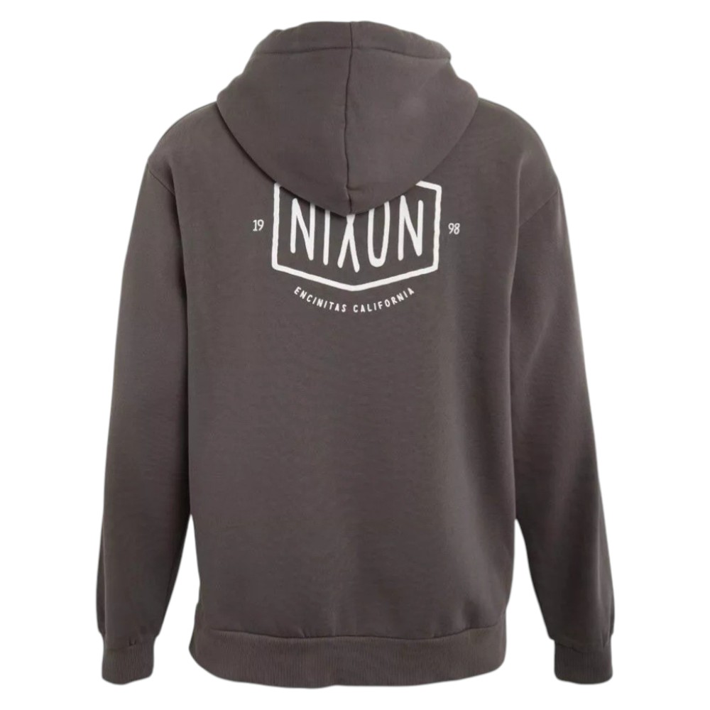 Polerón Hombre Full Zipper Charcoal Double Logo