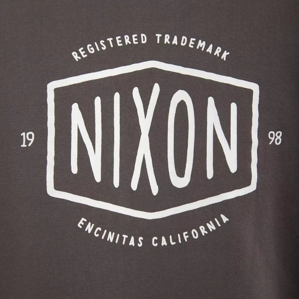 Polerón Hombre Full Zipper Charcoal Double Logo