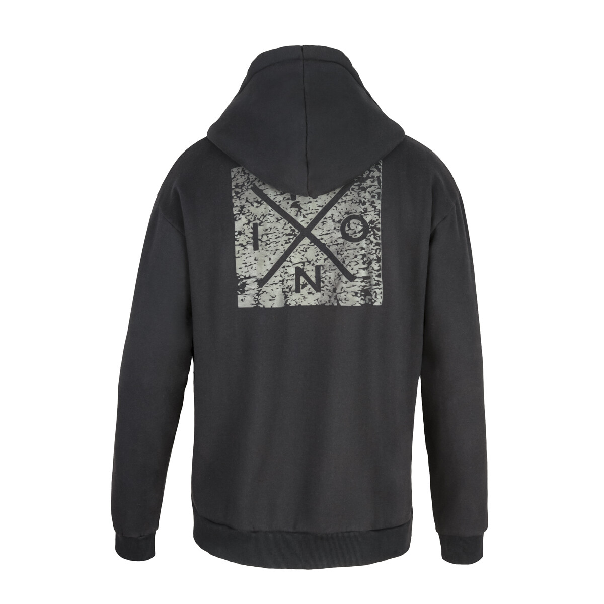 Polerón Hombre Full Zipper Frog Black