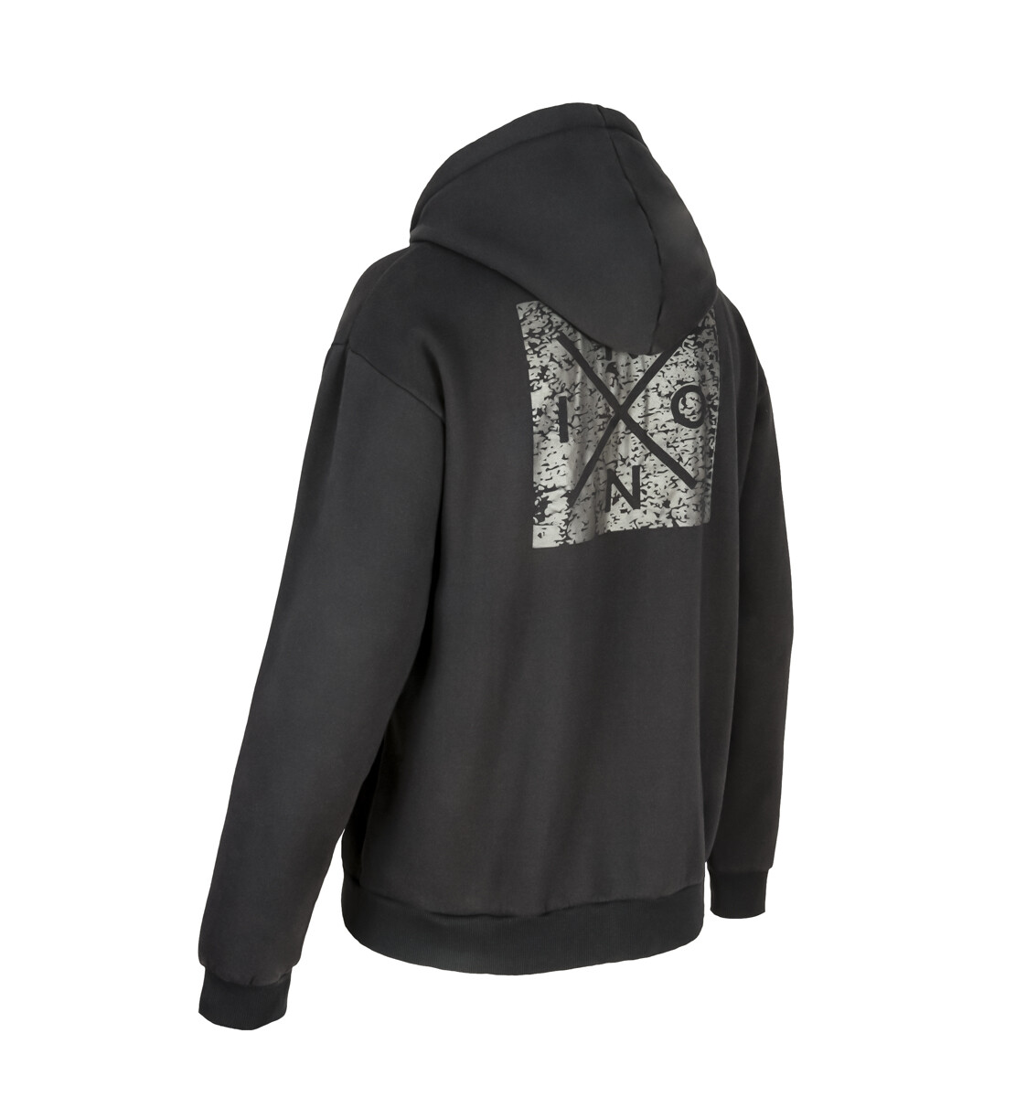 Polerón Hombre Full Zipper Frog Black