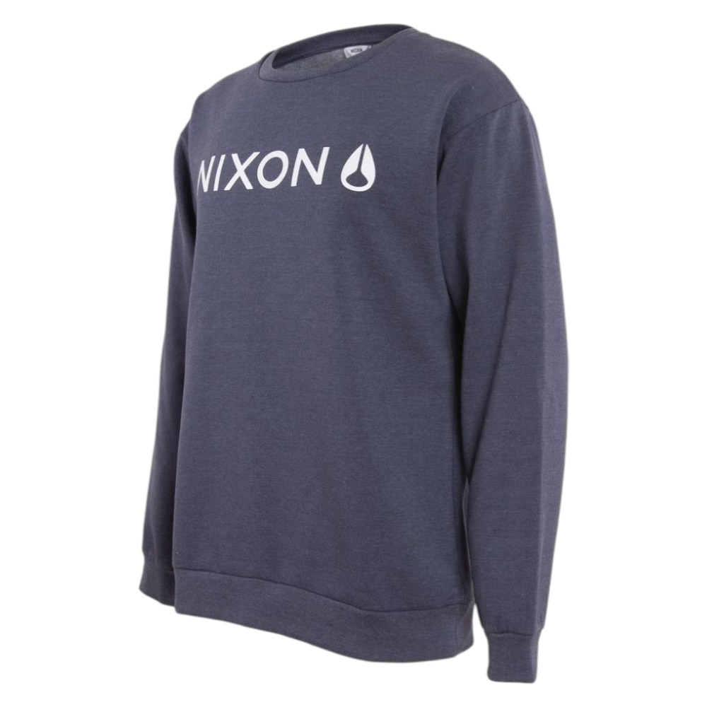 Polerón Hombre Crew Blue Logo White