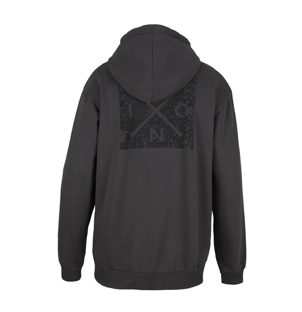 Polerón Hombre Full zipper Grey Black Cross