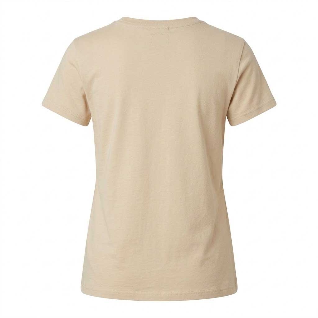 Polera Mujer Your Logo Converse Beige
