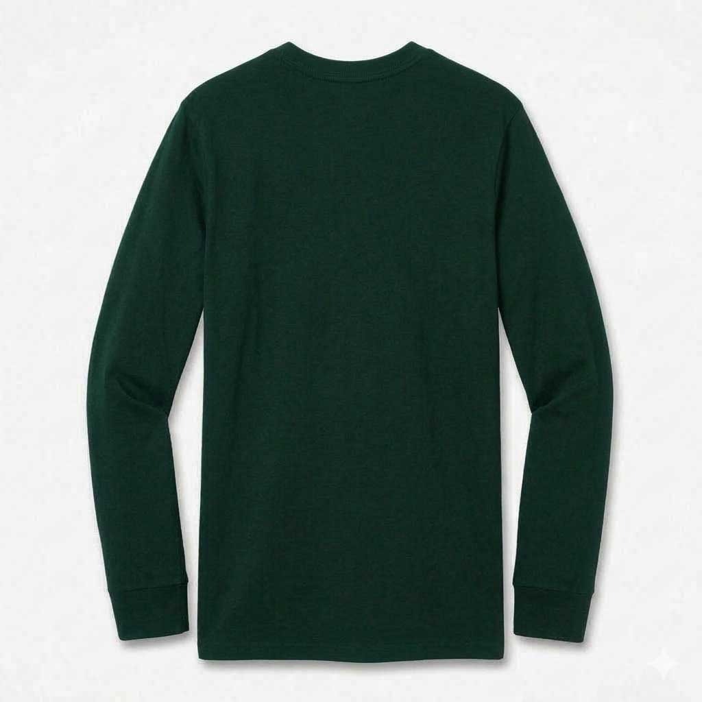 Polera Manga Larga Hombre Negro Converse