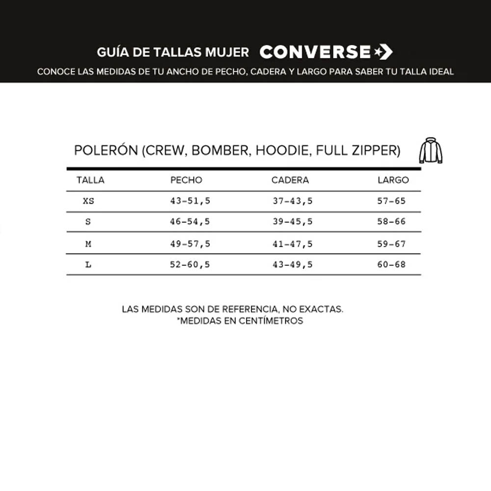 Parka Puffer Mujer Converse Negro
