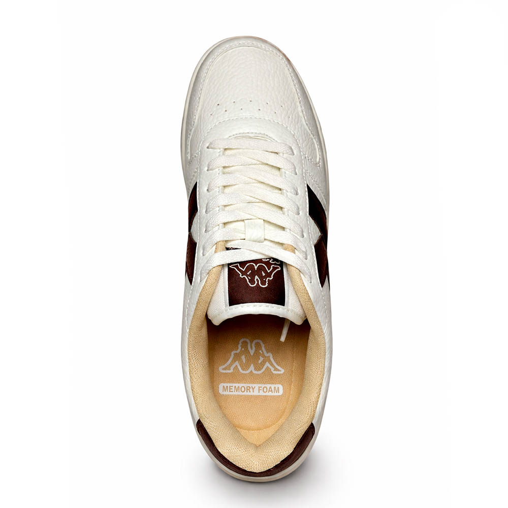 Zapatillas Urbanas Hombre Kappa Wht Tofu-Brw Coc