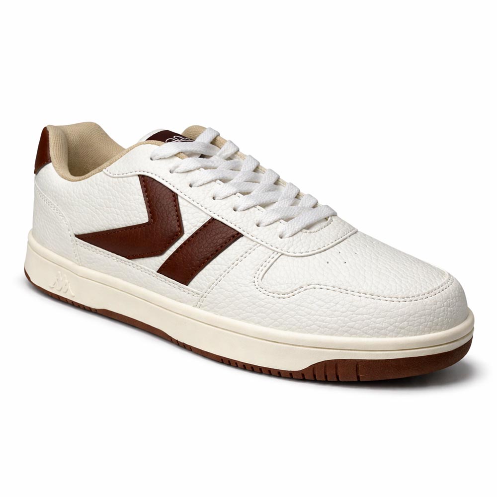 Zapatillas Urbanas Hombre Kappa Wht Tofu-Brw Coc