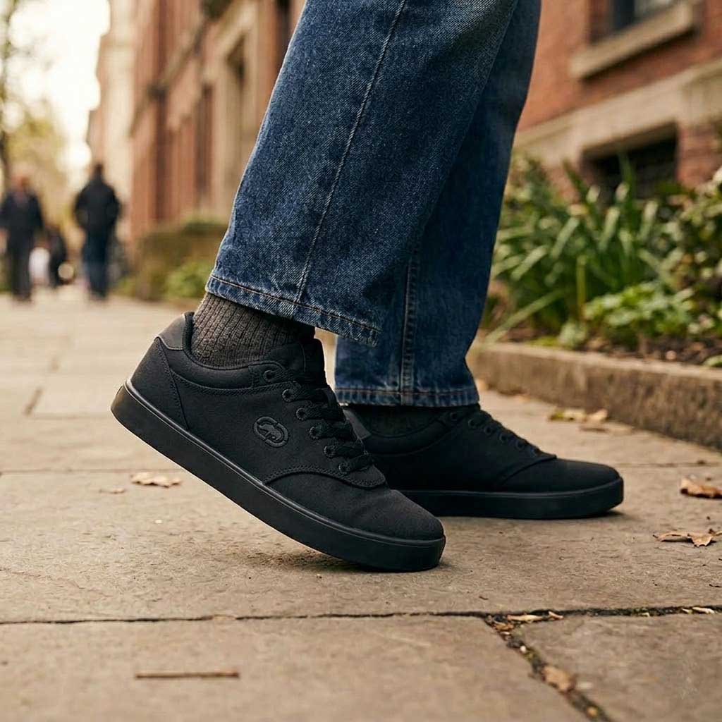 Zapatillas Urbanas Escolares Juveniles Ecko Negro