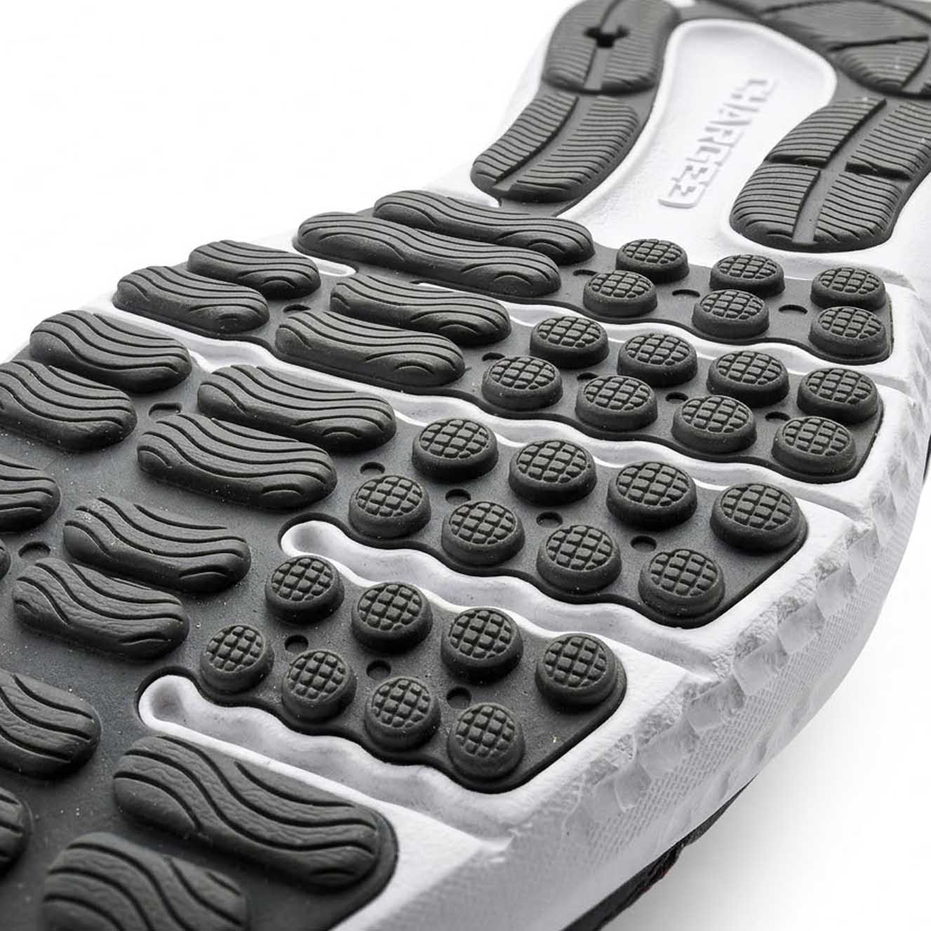 Zapatilla Running Hombre UA Surge 4 Gris Rojo