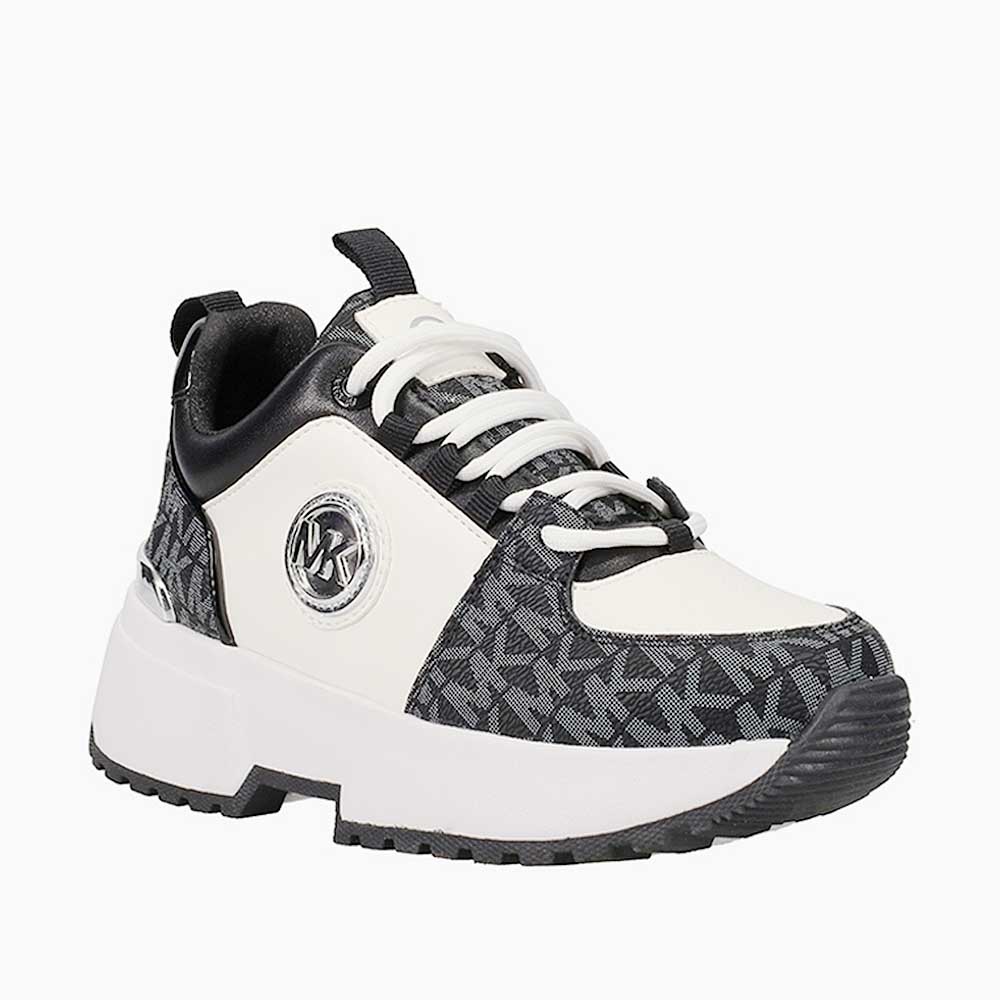 Zapatilla Mujer Michael Kors Original Cosmo Logo Negro