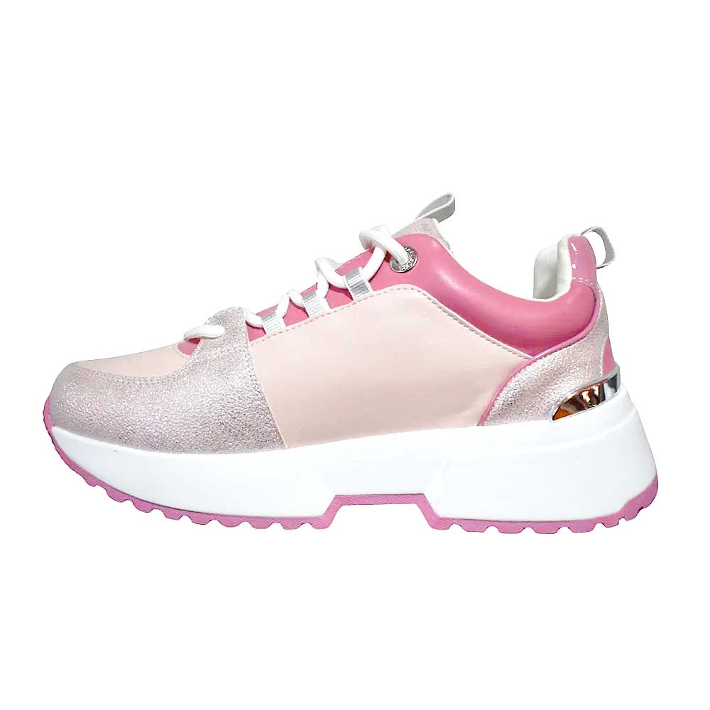 Zapatilla Mujer Michael Kors Original Cosmo Logo Smokey Rose