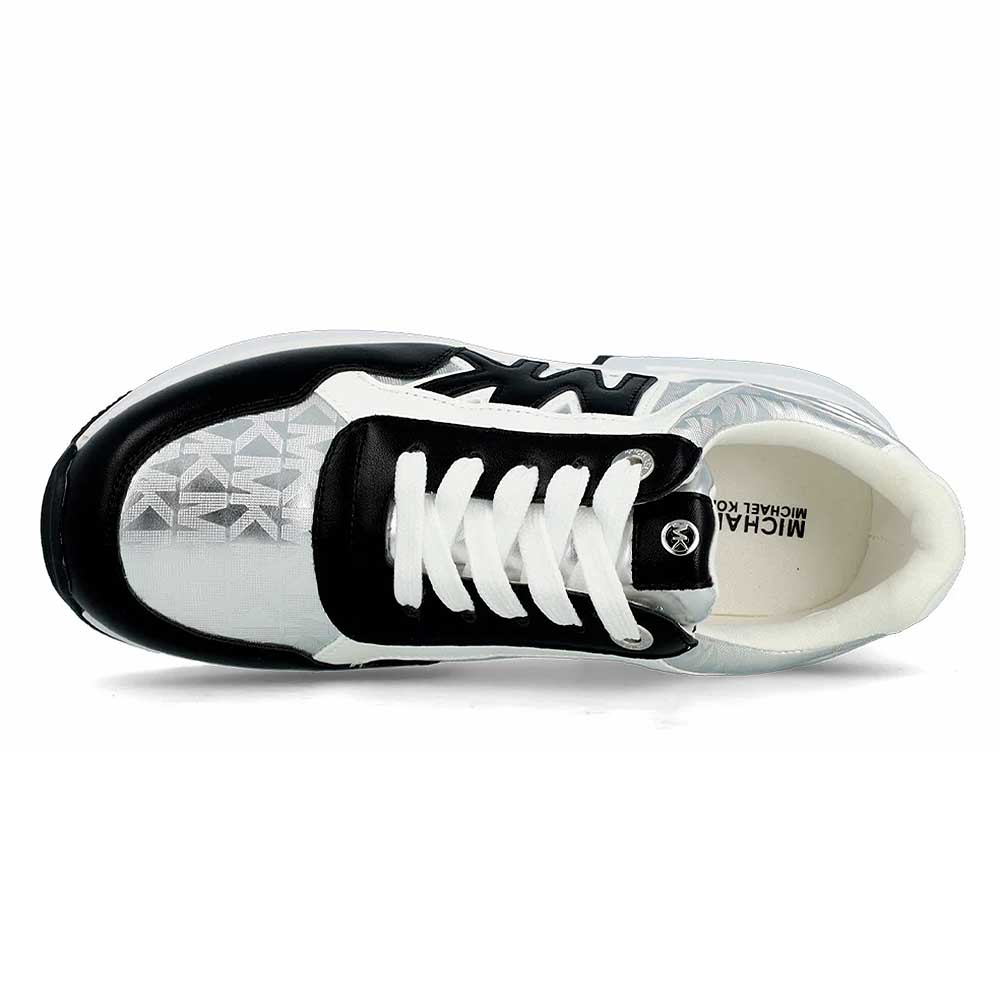 Zapatilla Mujer Michael Kors Original Cosmo Maddy Plateado Negro