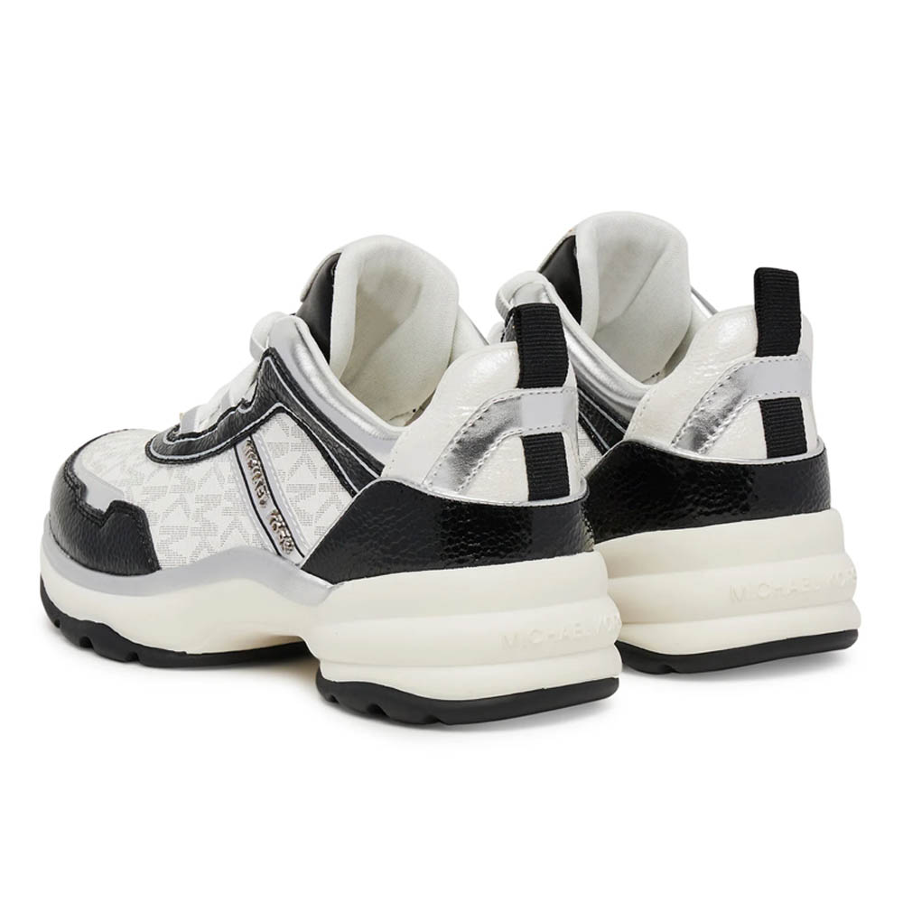 Zapatilla Mujer Michael Kors Original Olympia Negro Plateado