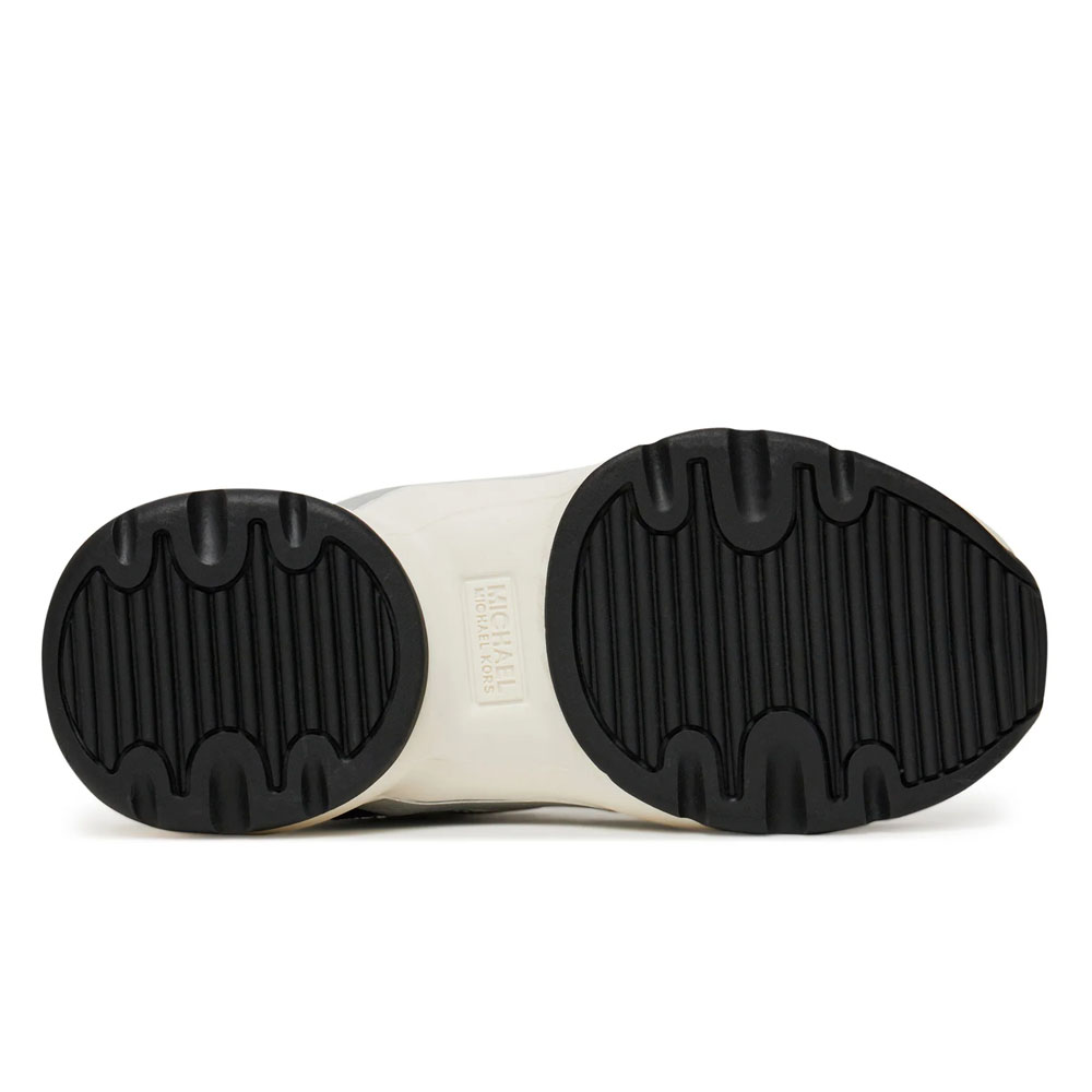 Zapatilla Mujer Michael Kors Original Olympia Negro Plateado