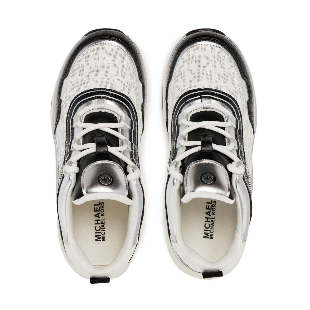 Zapatilla Mujer Michael Kors Original Olympia Negro Plateado