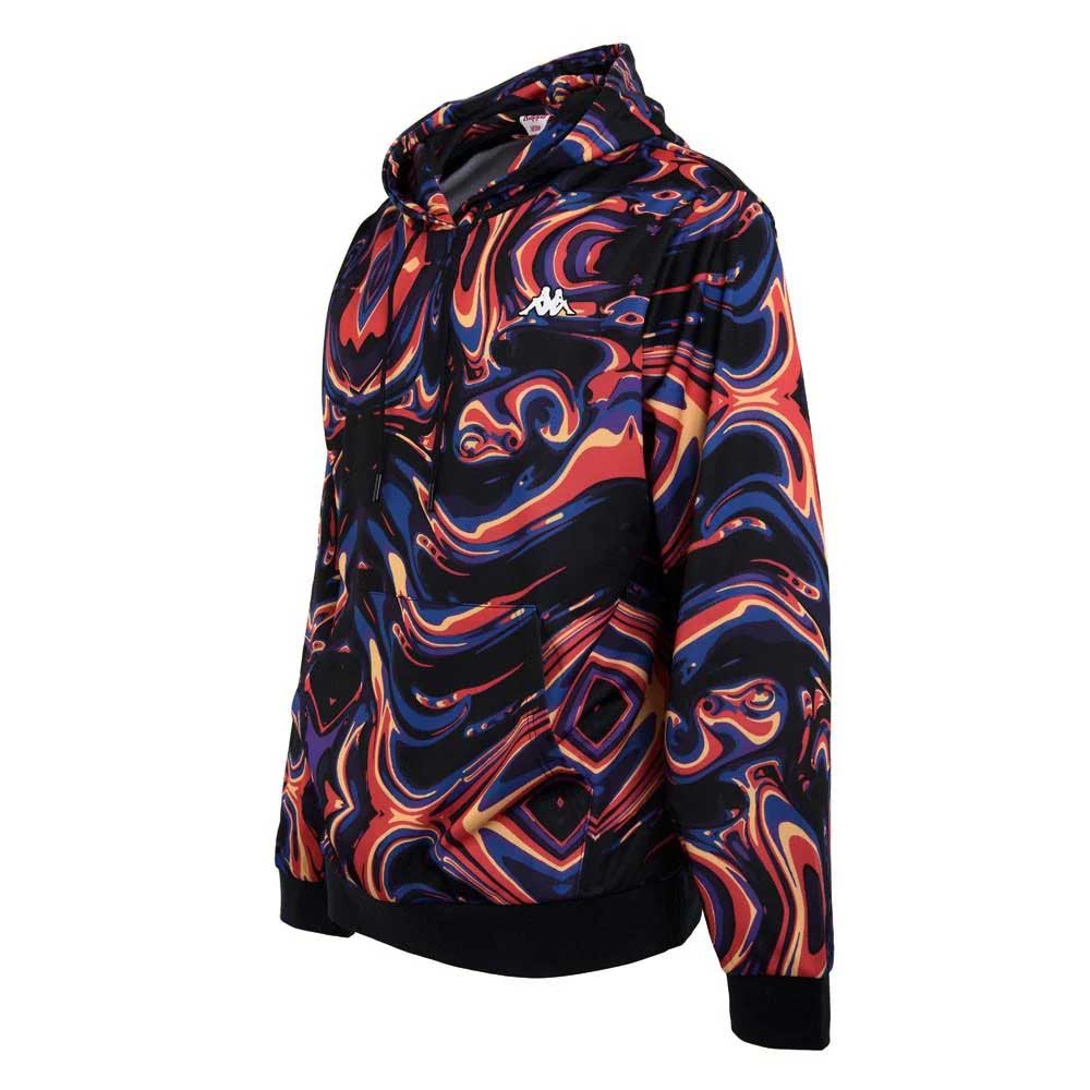 Polerón Hombre Hoodie Kappa Liquid Black Multi