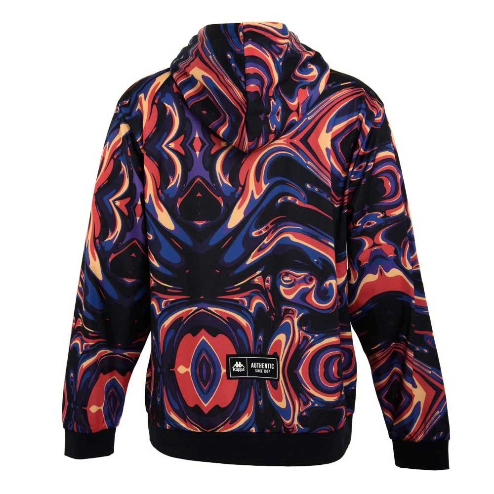 Polerón Hombre Hoodie Kappa Liquid Black Multi