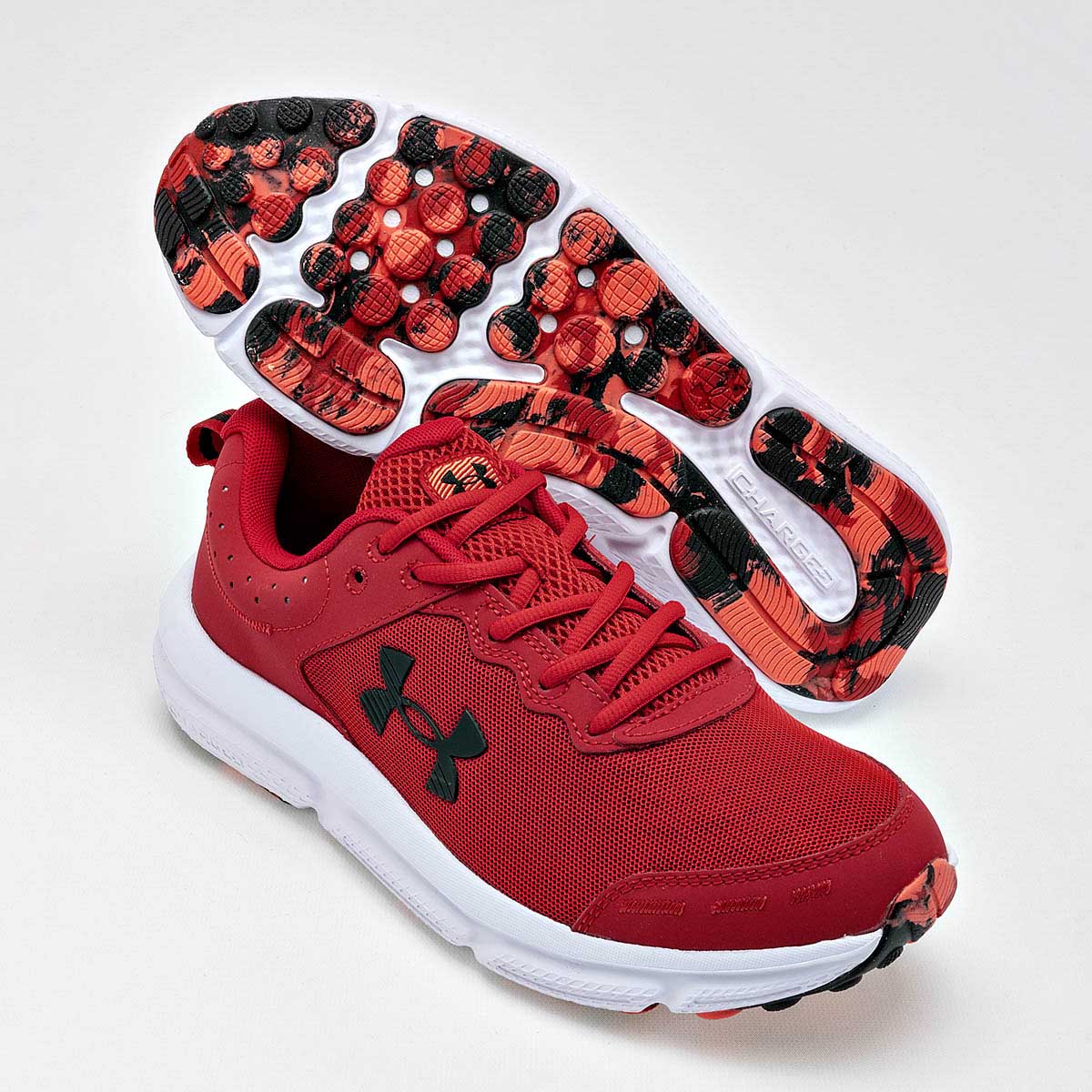 Zapatillas Running Hombre Under Armour Charged Assert 10 Rojo