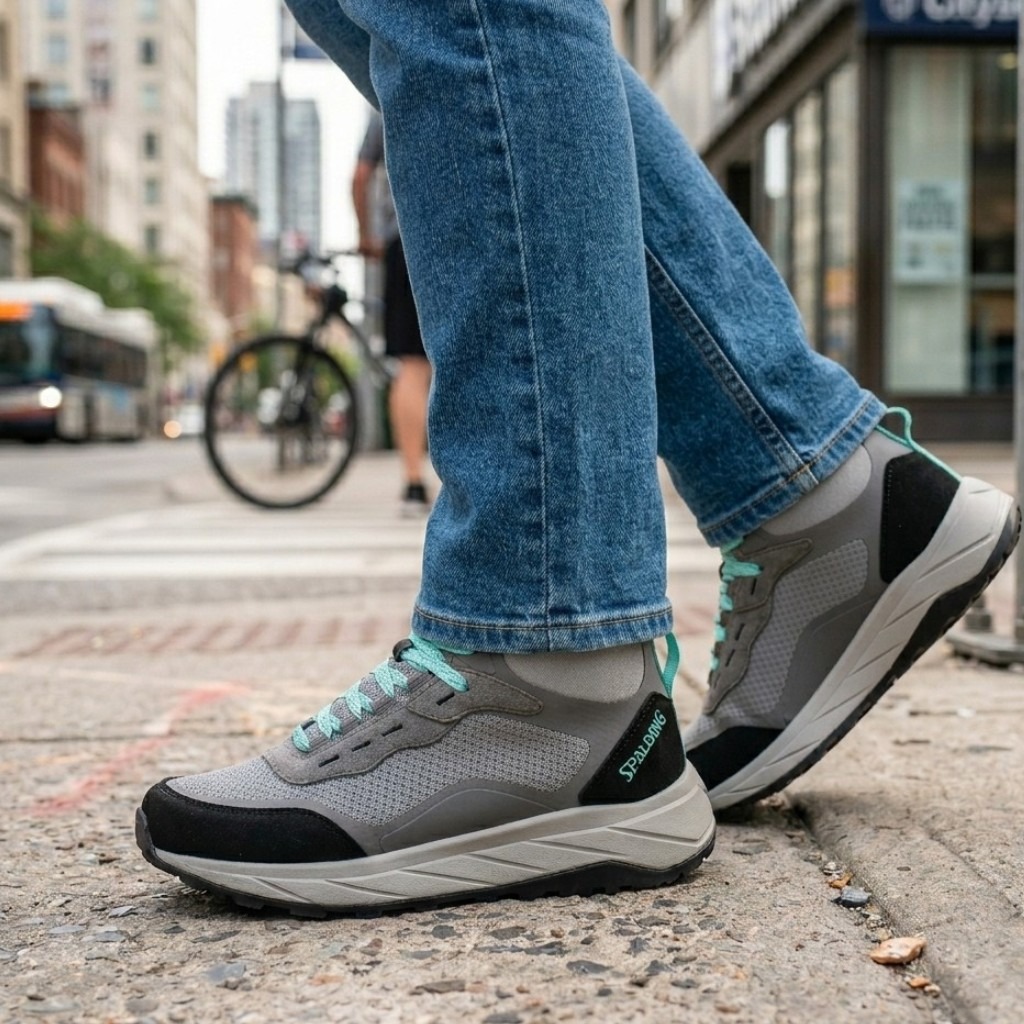 Zapatillas Outdoor Mujer Talus Gris Spalding