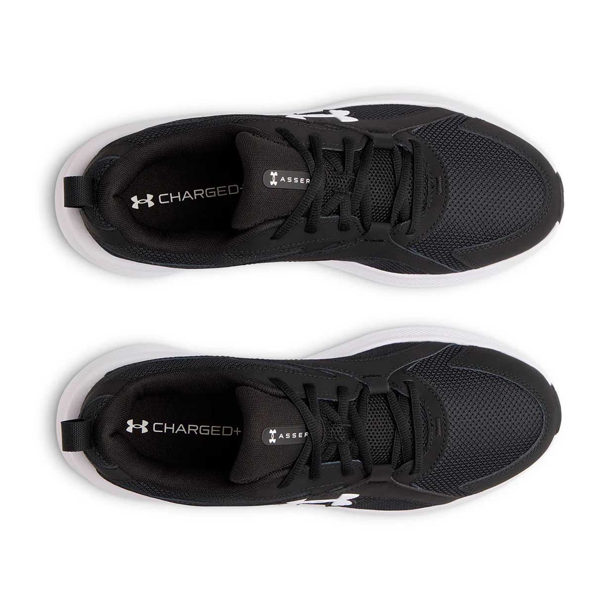 Zapatilla Running Hombre UA Assert 11 Negro Blanco