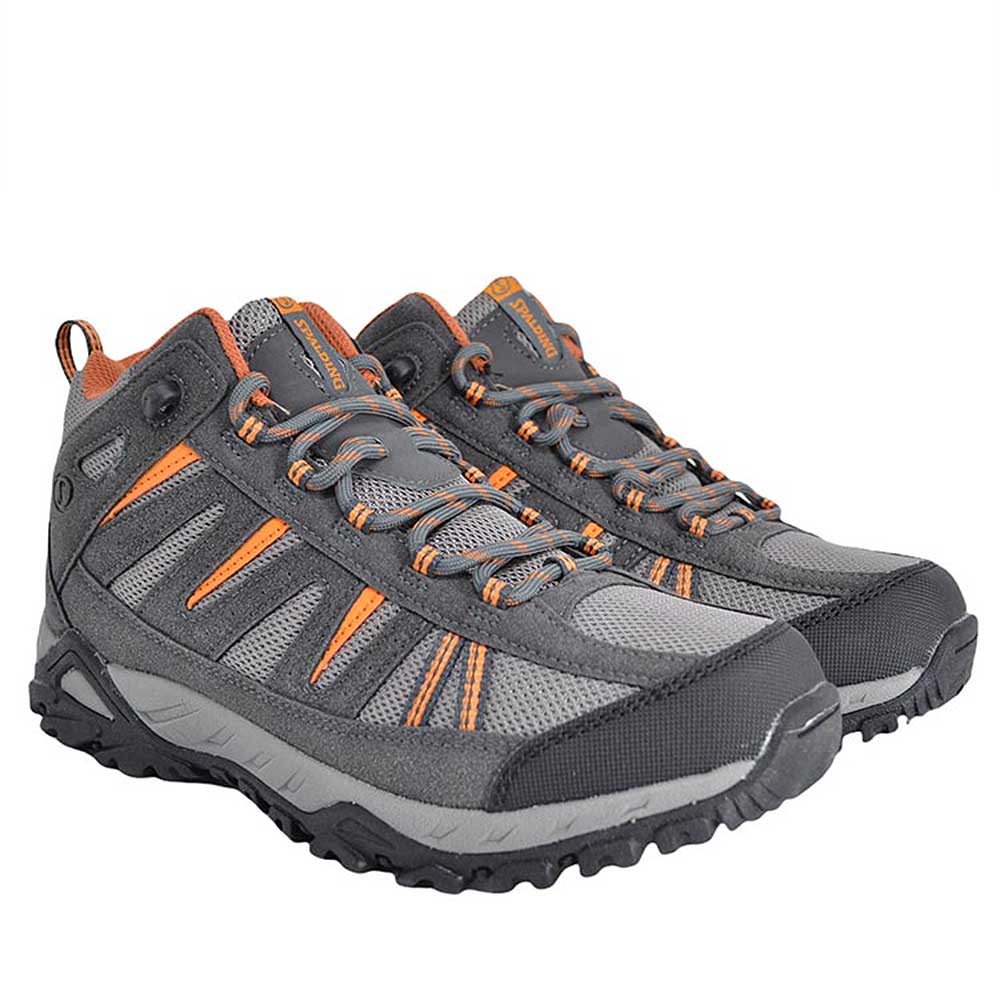 Zapatilla Hombre Outdoor Spalding Caña Alta ZMC3010 Gris Oscuro