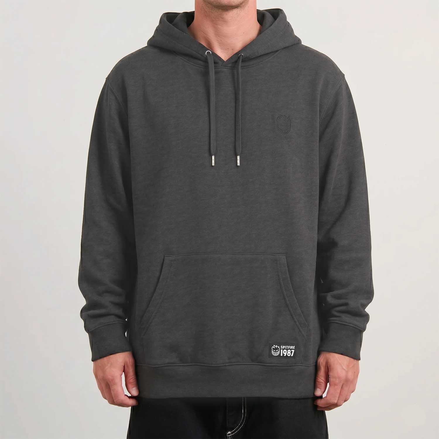 Polerón Hoodie Hombre Spitfire Grip State Gris