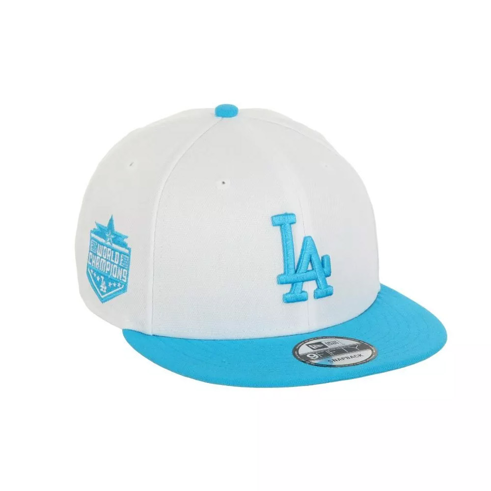 Jockey Gorra New Era 9Fifty Los Angeles Dodgers MLB Patch Color Pack White