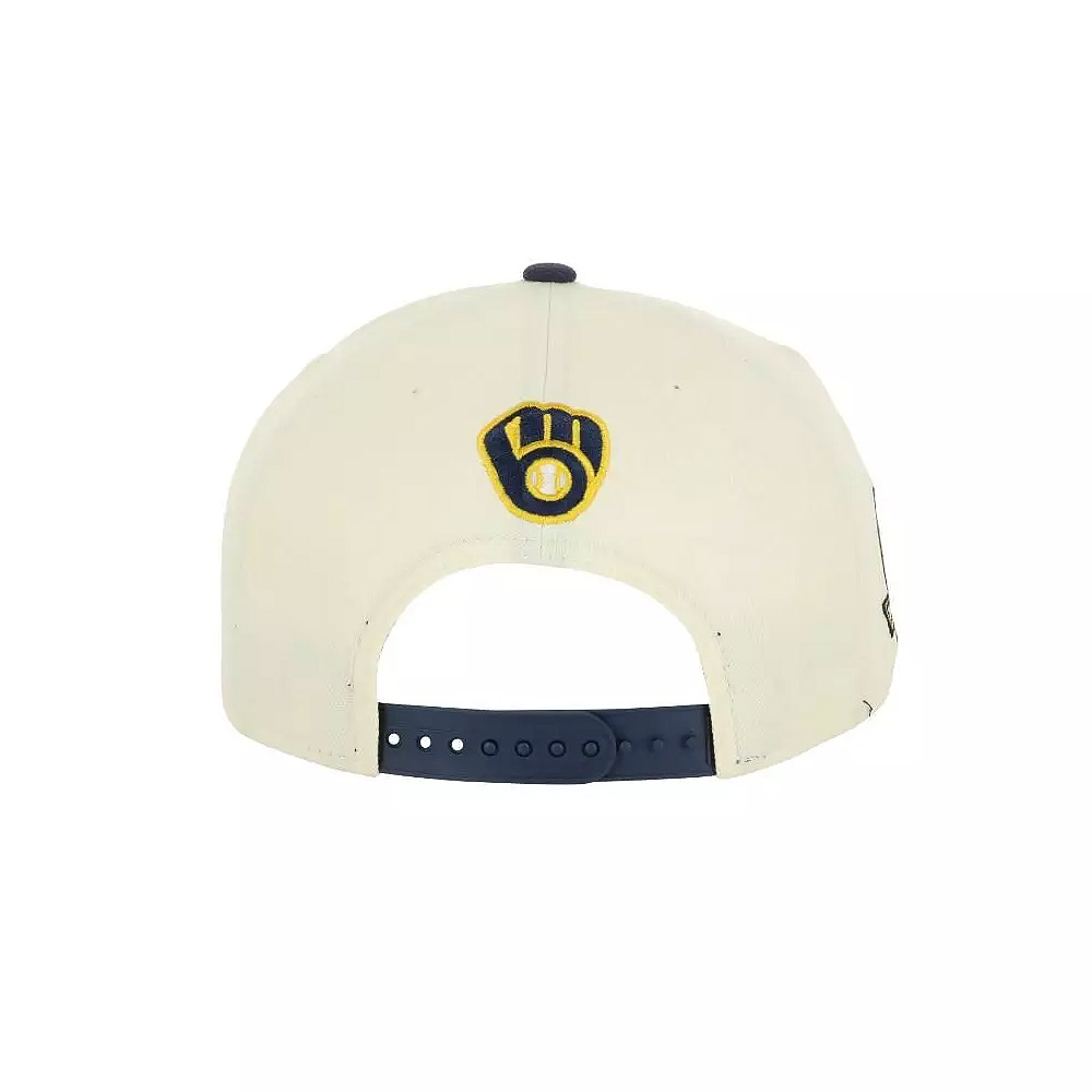 Jockey Gorra New Era 9Fifty Milwaukee Brewers MLB Hispanic White