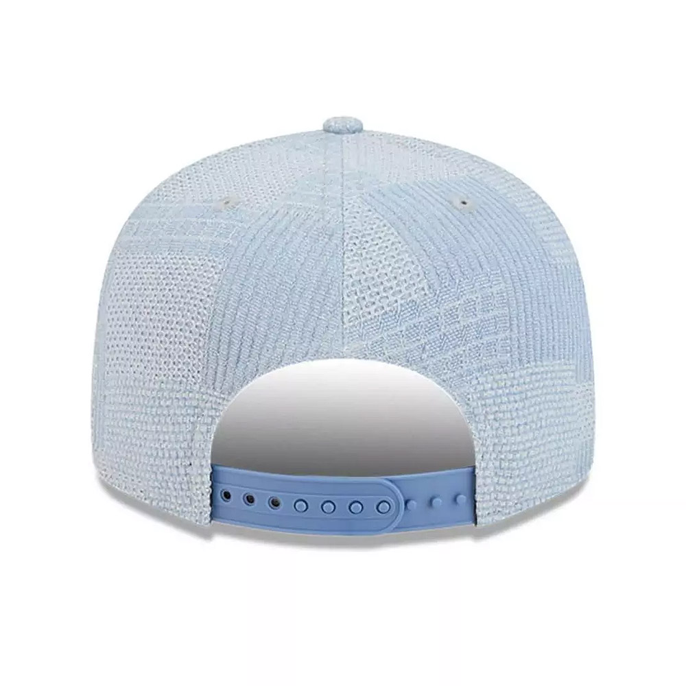 Jockey Gorra New Era 9Fifty New York Yankees MLB Denim Patchwork Open Blue