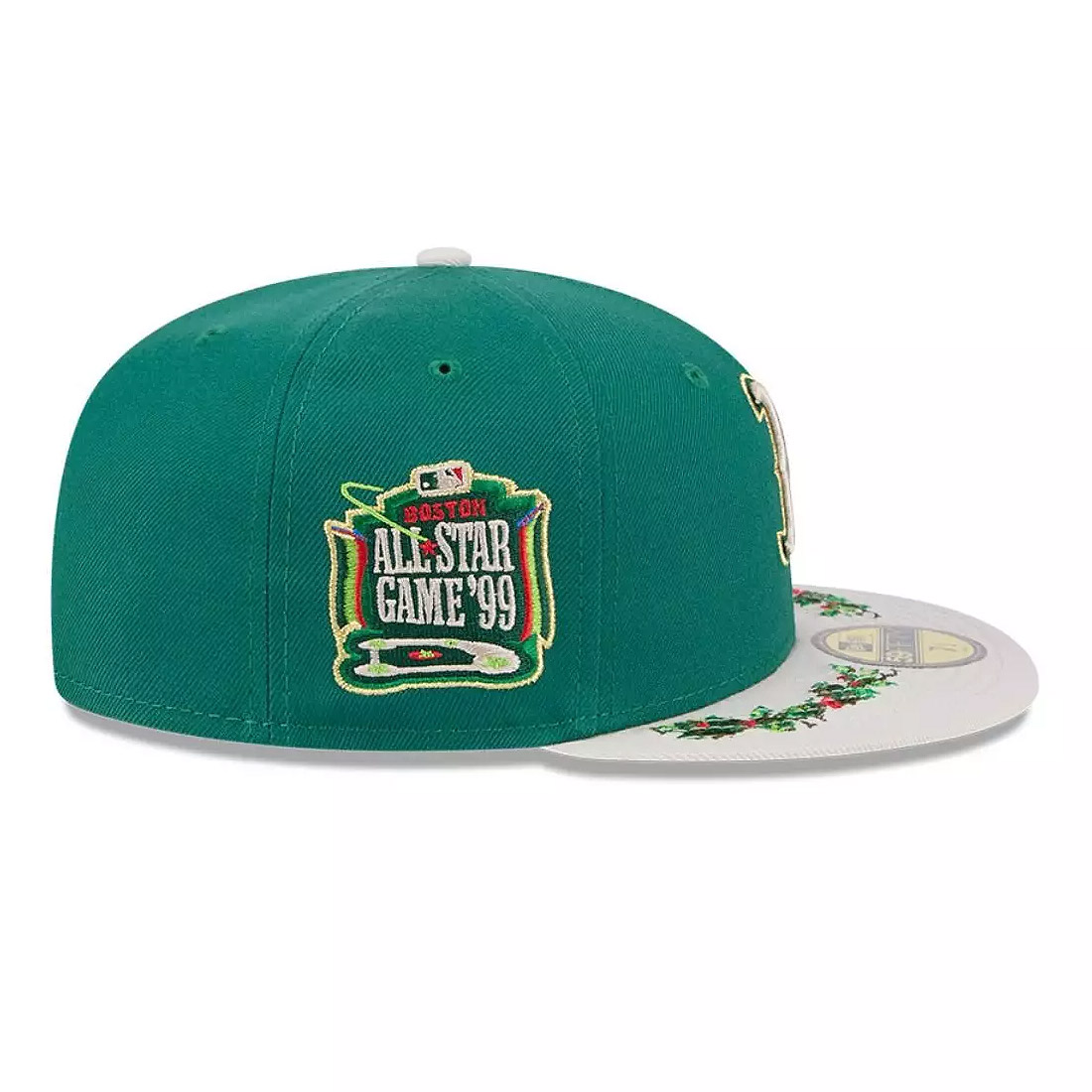 Jockey Gorra New Era 59Fifty MLB Boston Red Sox Novelty Holly Green Med