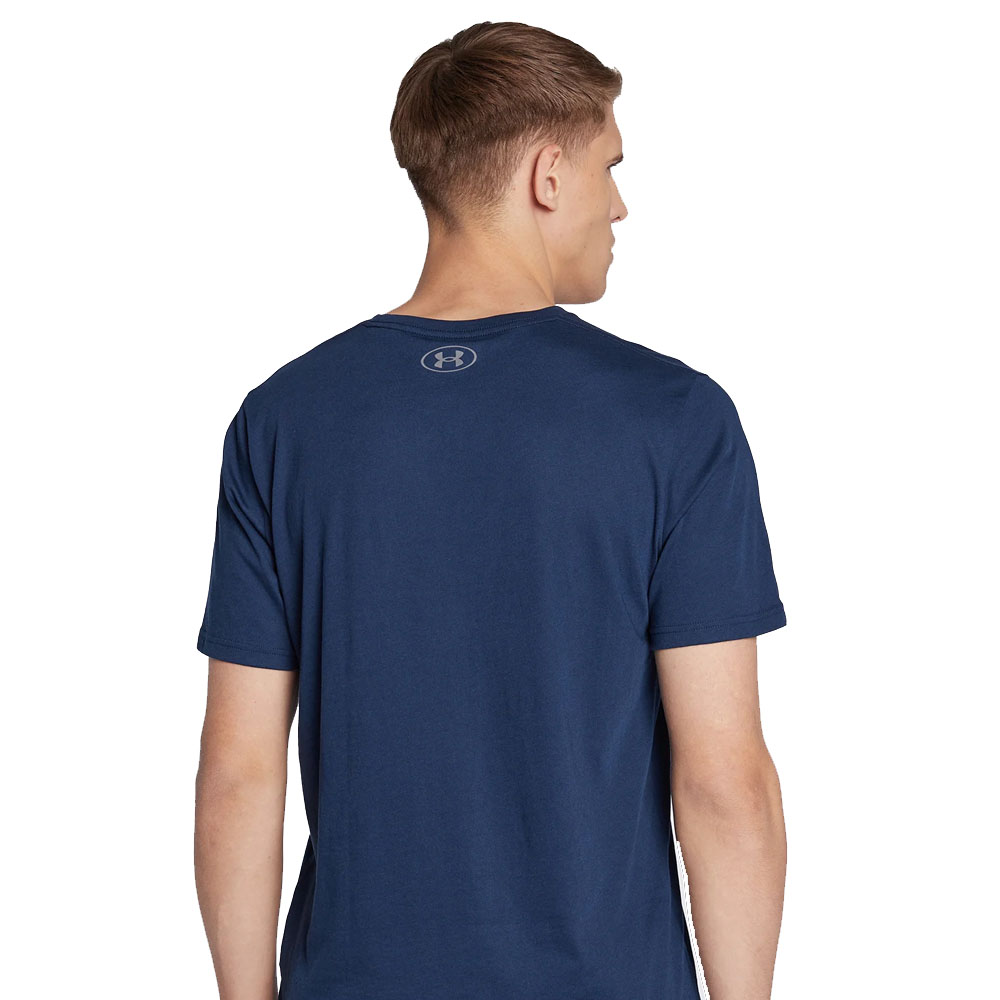 Polera Manga Corta Lifestyle Hombre Under Armour Azul