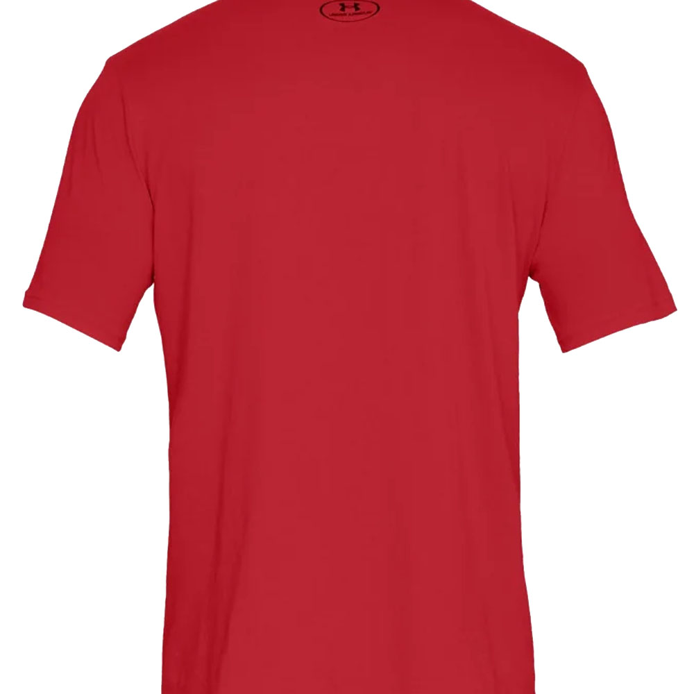 Polera Manga Corta Lifestyle Hombre Under Armour Rojo